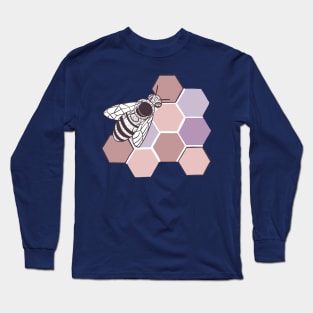 Bees and Hexagons Long Sleeve T-Shirt